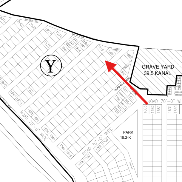 Y-1907 Low Price Plot Available For Sale in DHA Lahore Phase 7 Block Y-1