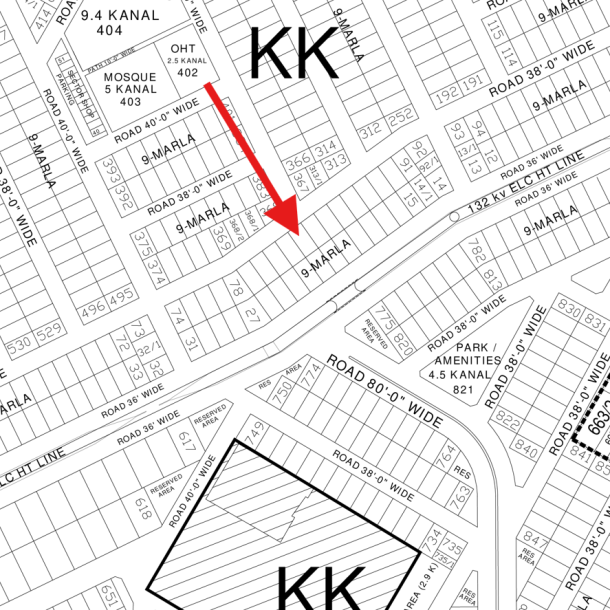 Top Location 9 Marla Residential Plot Available For Sale In DHA Lahore Phase 4-1