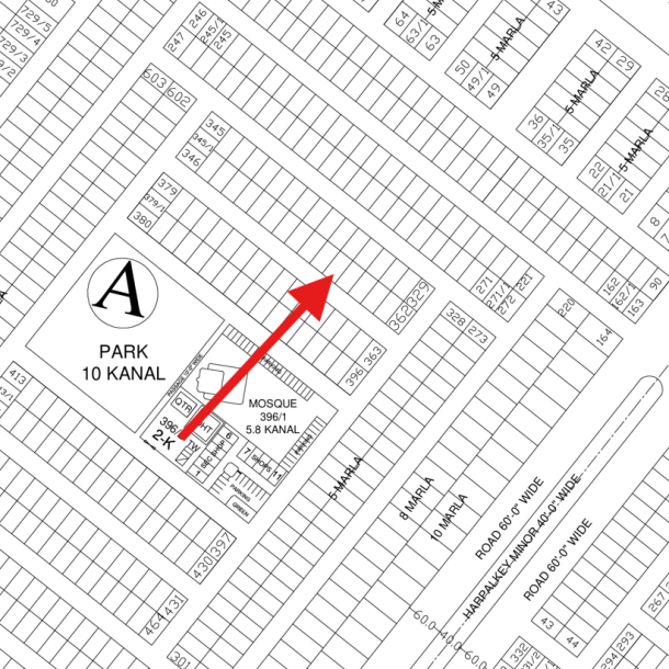 Direct Deal Best Location 5 Marla Plot Available For Sale In DHA Lahore Phase 9 Town Block A-1