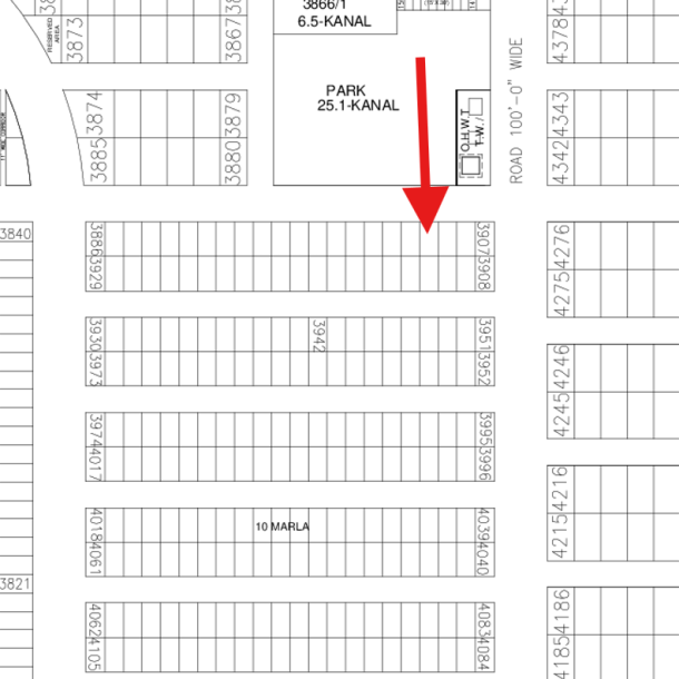 Facing Park 10 Marla Residential Plot Available For Sale In DHA Lahore Phase 7 Block Y-1
