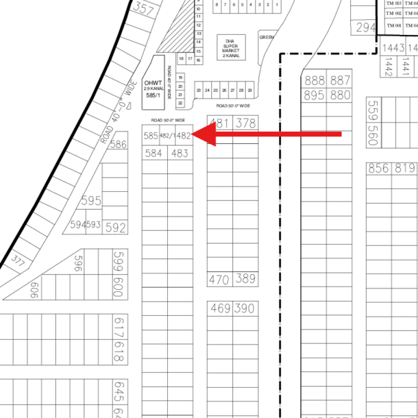 Corner 1 Kanal Plot Is Available For Sale In DHA Lahore Phase 7-1