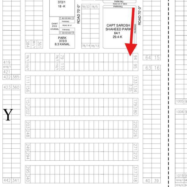 Direct Deal 1 Kanal Pairs Plots Available For Sale In DHA Lahore Phase 7 Block U-1