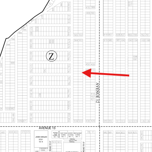 1 Kanal Plot Is Available For Sale In DHA Lahore Phase 7-1