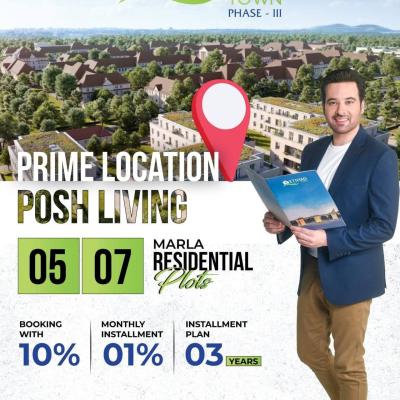 Best Price 40 Marla Plots Available For Sale On Installment Plan In Etihad Town Phase 3