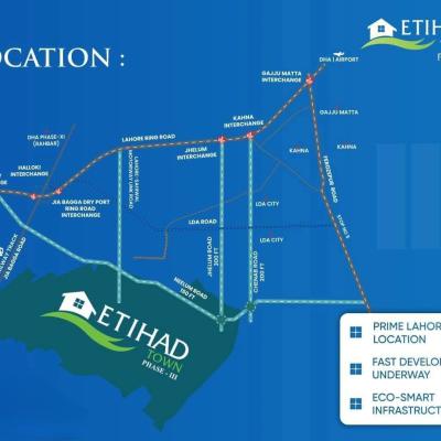 Best Price 40 Marla Plots Available For Sale On Installment Plan In Etihad Town Phase 3