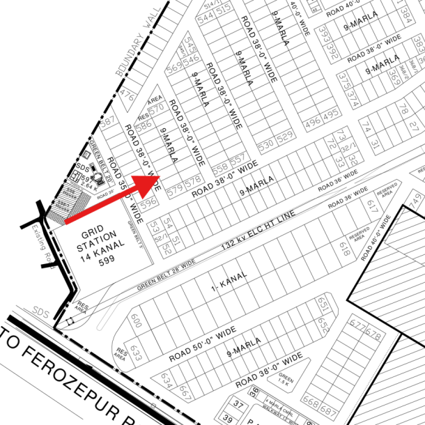 Reasonable Price 9 Marla Residential Plot Available For Sale In DHA Lahore Phase 4-1