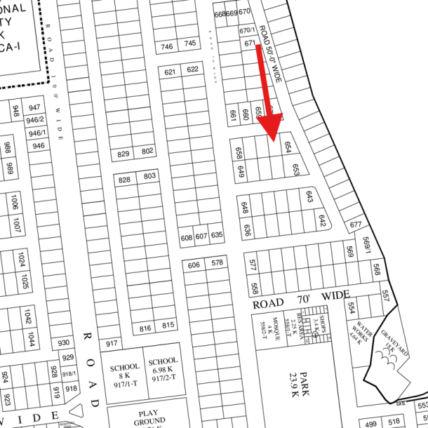 Next To Corner 1 Kanal Plot Available For Sale In DHA Lahore Phase 8-1