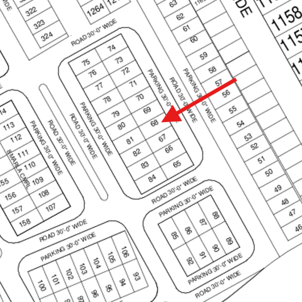 On 30 Feet Road 8 Marla Commercial Plot Available For Sale In DHA Lahore Phase 6 Block CCA2-1