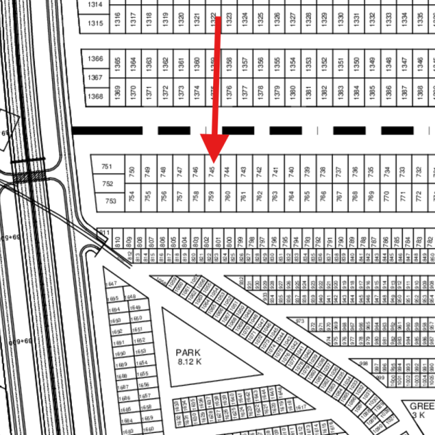 On 150 Feet Wide Road 1 Kanal Plot Available For Sale In DHA Lahore Phase 9 Prism Block K-1