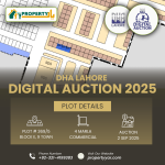 DHA Lahore Digital Auction Of 4 Marla Commercial Plot E-369/5 In Phase 9 Town Commercial Block E