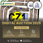 Digital Auction Of 4 Marla Commercial Plot In DHA Lahore Phase 9 Prism Commercial Block Commercial Zone 3