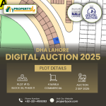 DHA Lahore Digital Auction Of 4 Marla Commercial Plot In Phase 11 Block 3A