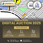 DHA Lahore Digital Auction Of 1.5 Kanal Plot In 9 Prism Sector F