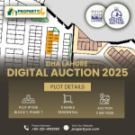 A Digital Auction Of 5 Marla Plot T-1915 In Block T DHA Lahore Phase 7