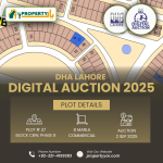 Digital Auction Of 8 Marla Commercial Plot CBW-37 In Phase 8 Block Commercial Broadway