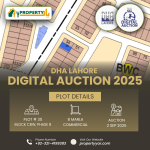 Digital Auction Of 8 Marla Commercial Plot CBW-35 In Phase 8 Block Commercial Broadway