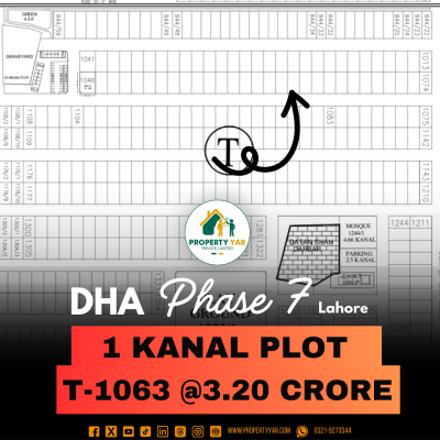 Affordable 1 Kanal On 50 Feet Road For Sale In DHA Lahore Phase 7