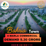 E Commercial Phase 8 Excellent Location 8 Marla Commercial Plot For Sale In Bahria Town Rawalpindi