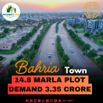 Direct Meeting With Owner 14.8 Marla Plot Available For Sale In Bahria Town Rawalpindi Phase 3