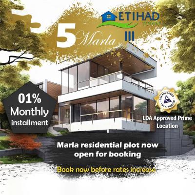 Ideal Location 5 Marla Plots Available For Sale On Installment Plan In Etihad Town Phase 3