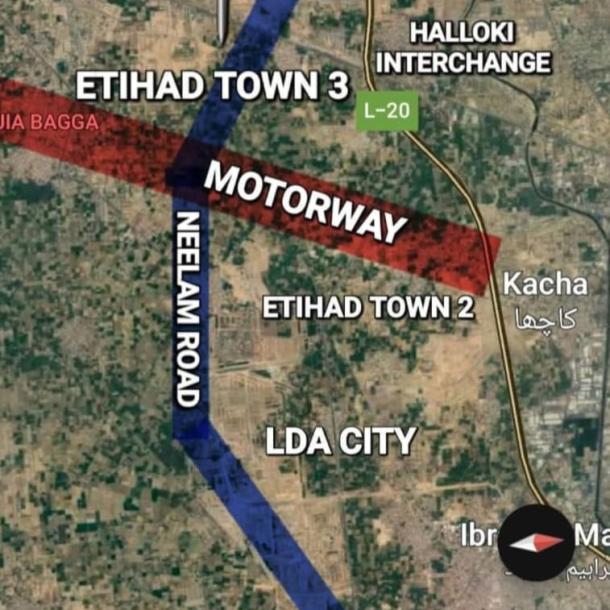Best Price 5 Marla Plots On Installment Plan Available For Sale In Etihad Town Phase 3-2