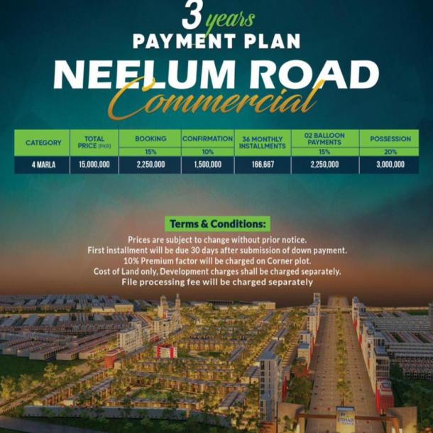 8 Marla Best Location Plots Available For Sale In Etihad Town Phase 3 Lahore-2