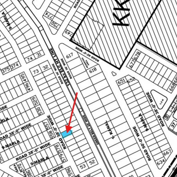 9 Marla Residential Plot For Sale KK- 60 Demand 245 Lac In DHA Phase 4 KK-1
