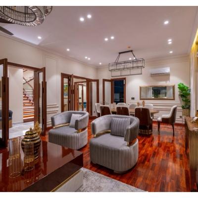 1 kanal House with 2 Floors, Partial Basement and 200 sq.ft extra covered area.