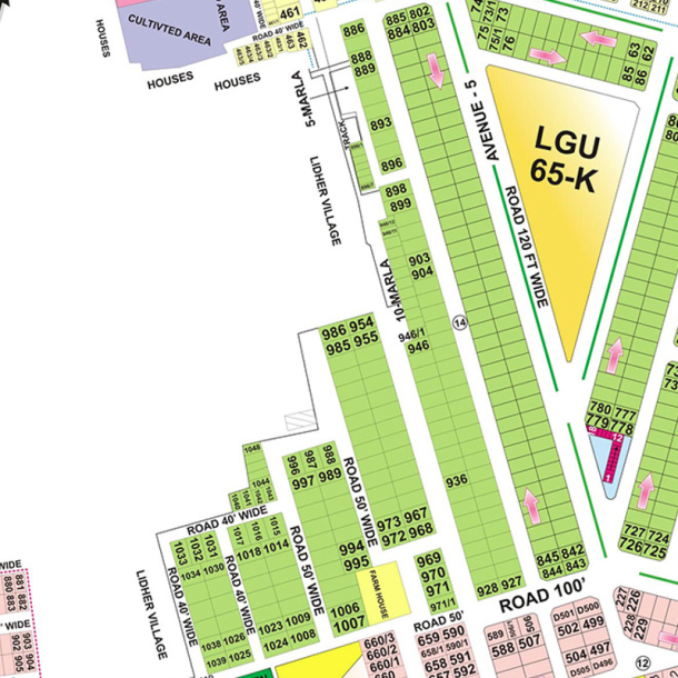 2 Kanal Plot DHA Phase 6 Block C Demand 850 Lac-1