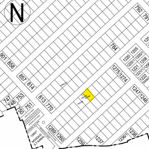 1 Kanal residential Plot For Sale N - 1282 Demand 300 Lac In DHA Phase 6-1