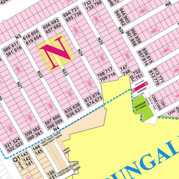 1 Kanal Plot For Sale In DHA Phase 6 Lahore at a very reasonable price of Rs.295 Lac Only-1