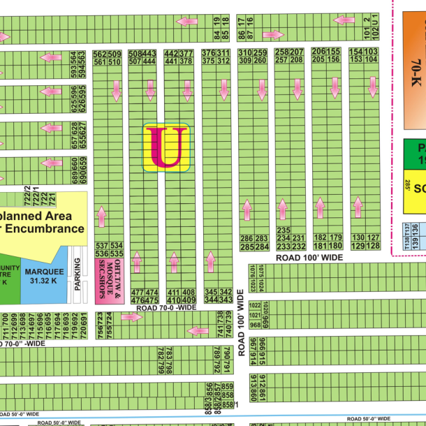 U-911 Plot For Sale In DHA Phase 7 Lahore-1