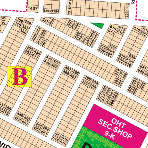 5 Marla Plot with Underground Electricity, Gas, and Water Supply in DHA Phase 9 Town, Block B, Lahore Demand Just 98 Lacs-1
