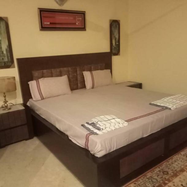 For Rent 1+1(TWO) Room furnished in Dha ph. 4 Lahore. Near Gold CREST MALL Jalal sons-6