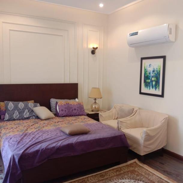 DHA Lahore phase 6 1 kanal house full furnished solar install corner house best location for rent-1