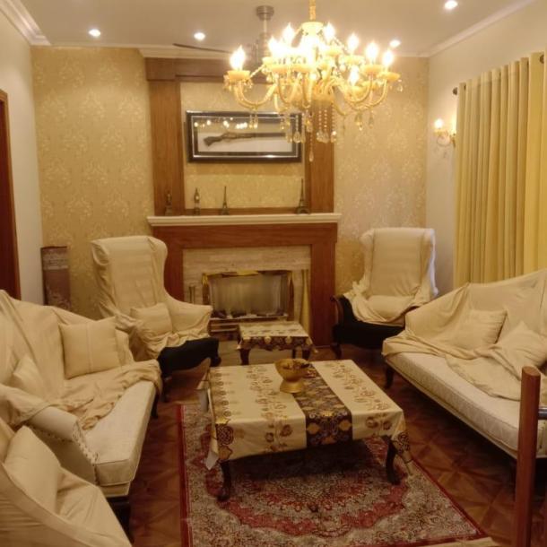DHA Lahore phase 6 1 kanal house full furnished solar install corner house best location for rent-7