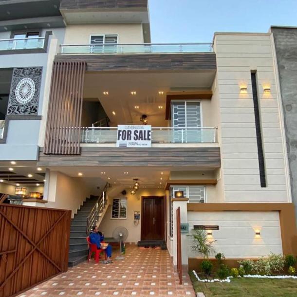 5 Marla Brand New Ultra Modern Design House Available For Sale In Nasheman Iqbal Phase 2 Lahore .-1
