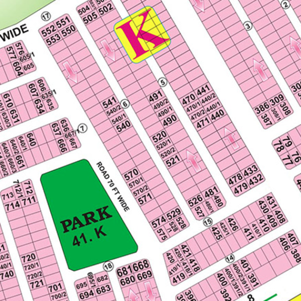 Luxury Living in DHA 6 -1 Kanal Plot Block K-1