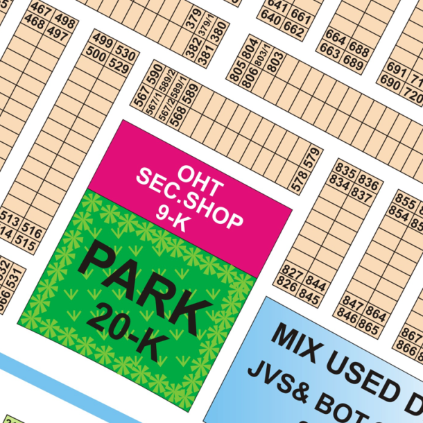 Corner Plot Alert: 5 Marla Residential Plot in DHA Phase 9 Town, Block B, Lahore-1