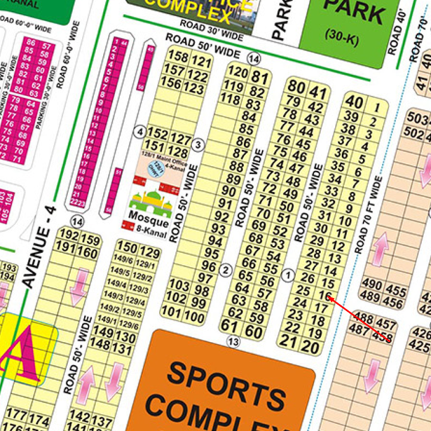 4 Marla Commercial Plot DHA Phase 6 Block A-1