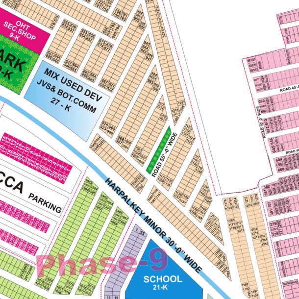 5 Marla Plot for Sale in DHA Phase 9 Town, Block B, Lahore - Near Schools, Hospitals, and Parks.-1