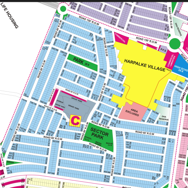 Exclusive 1 Kanal Corner Plot for Sale in DHA Phase 9 Prism, Lahore Demand 195 Lacs"-1