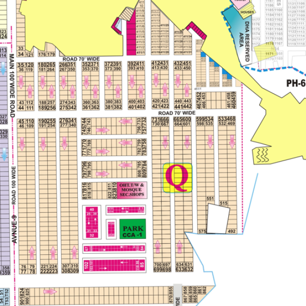Don't Miss Out Prime 1 Kanal Plot in DHA Phase 7 Lahore Block Q-1