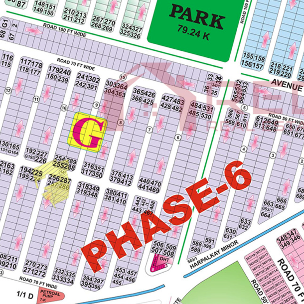 G-45 Residential Plot For Sale In DHA Phase 6-1