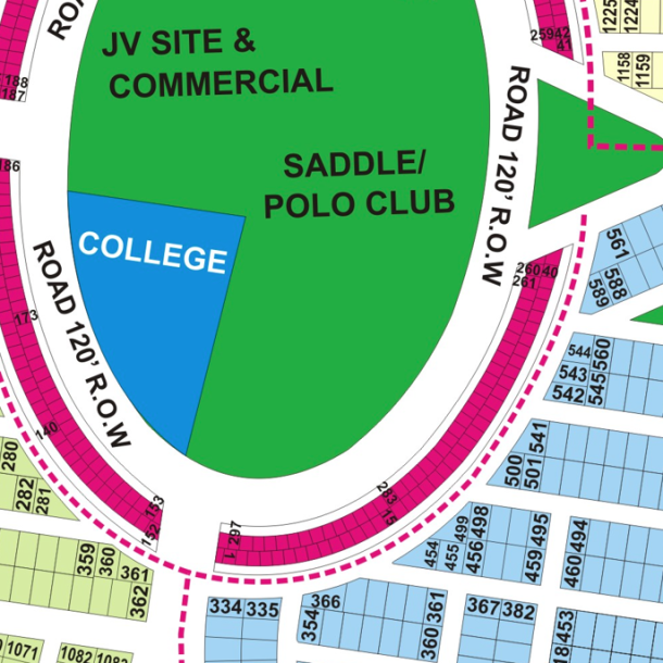 Prime 4 Marla Commercial Plot in DHA Phase 9 Oval Block-1