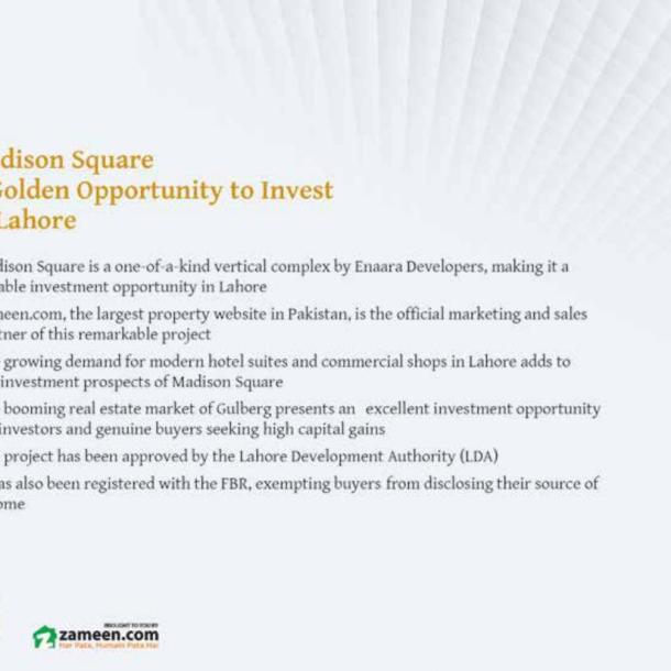 Elevate your Lifestyle at Madison Square luxury hotel apartment For Sale (173 Sqft )-3