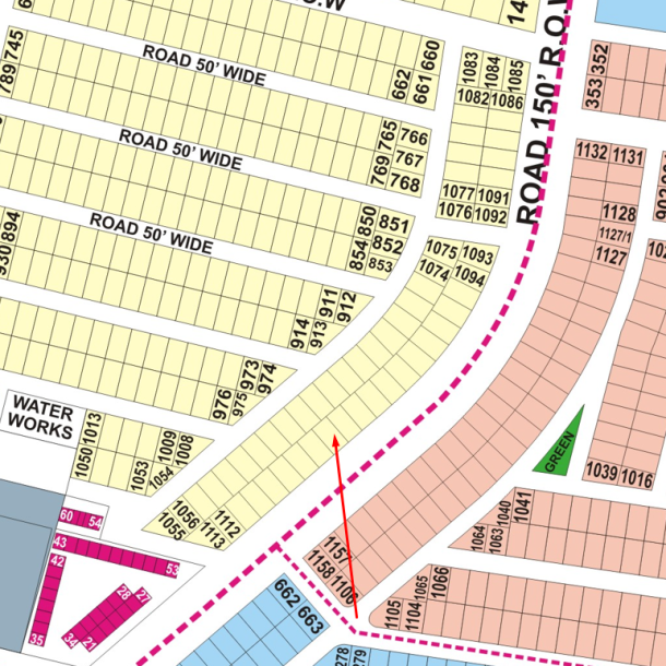 Sector D-2 Kanal Plot For Sale In DHA Prism Lahore for Sale 150Ft Road-1