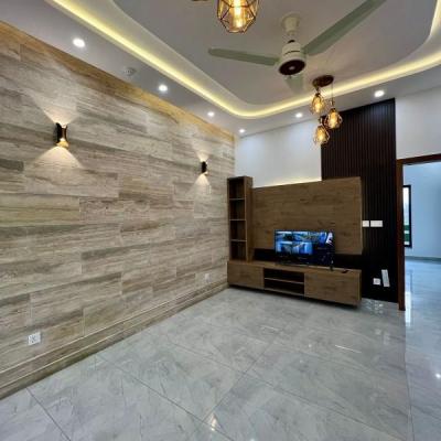 Modern elevation 9 Marla house with basement in DHA Phase 4 Lahore.-3