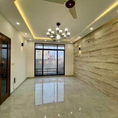 Modern elevation 9 Marla house with basement in DHA Phase 4 Lahore.-5