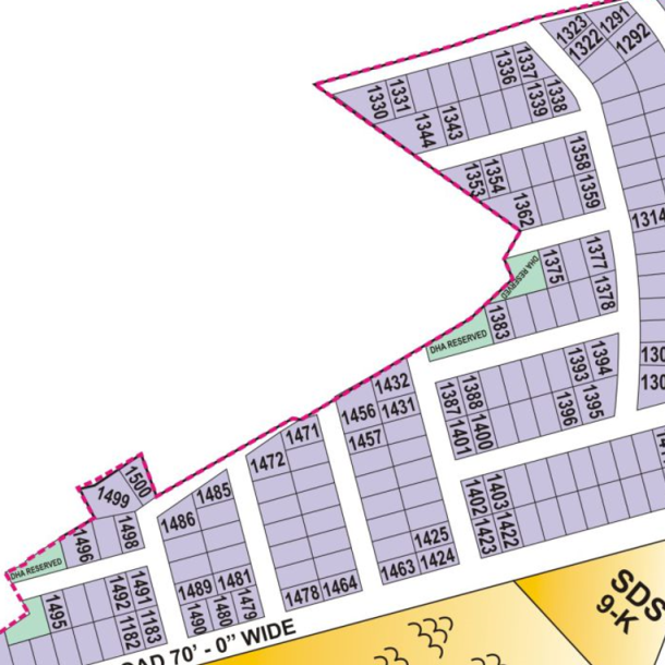 24 Marla Corner Plot For Sale In DHA Phase 8 Lahore-1
